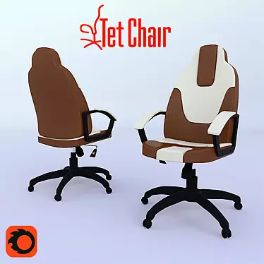 ErgoNeo 2 Armchair: Ultimate Comfort for Long Hours 3D model image 1 