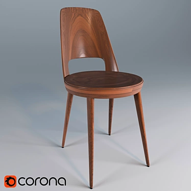 Nord Chair: Modern Design for Corona Renderer 3D model image 1 