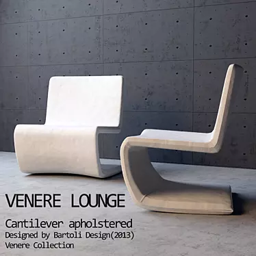 Bonaldo Venere Lounge: Elegant and Ergonomic Easy Chair 3D model image 1 