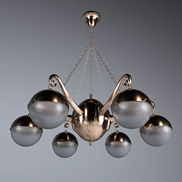 Elegant Corona Chandelier: High-quality 3D Model 3D model image 1 