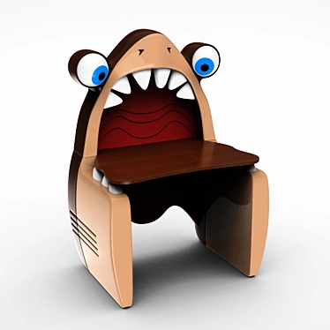 Black Pirate Desk Cilek 3D model image 1 