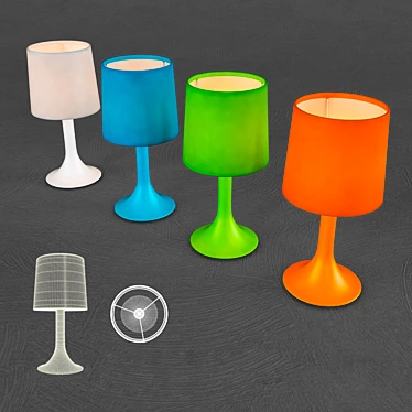 Kelly Table Lamp 3D model image 1 
