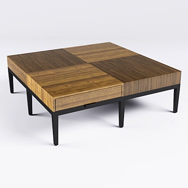 Christian Liaigre Coffee Table - Elegant and Sophisticated 3D model image 1 