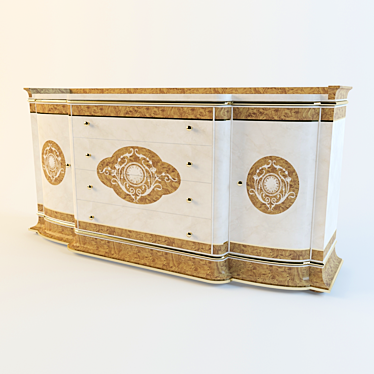 Vintage-style Chest: Vicente Zaragoza, Praga 3D model image 1 