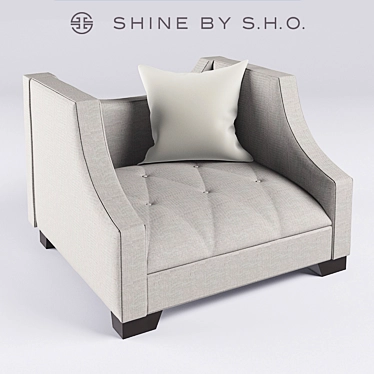 Yves Chair: Refine Your Space with Shine 3D model image 1 