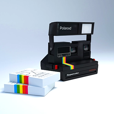 Polaroid 635 CL: Instant Film Photography 3D model image 1 