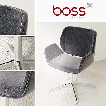 Kruze Chair: Elegance and Comfort 3D model image 1 