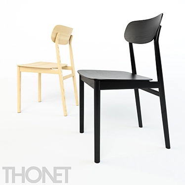 Naoto Fukasawa Thonet 130 Chair 3D model image 1 