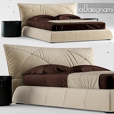 Falegnami Deluxe Bedroom Set 3D model image 1 