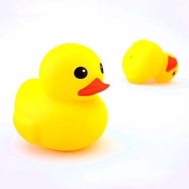 Bath Time Fun: Rubber Duck 3D model image 1 