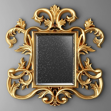 Reflective Shine: Modern Decor Mirror 3D model image 1 