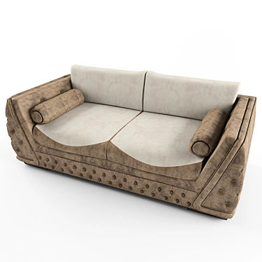 Elegante Zanaboni Giada Sofa 3D model image 1 