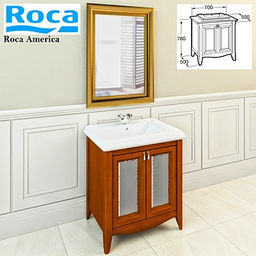 Bathroom cabinet Raw Umber