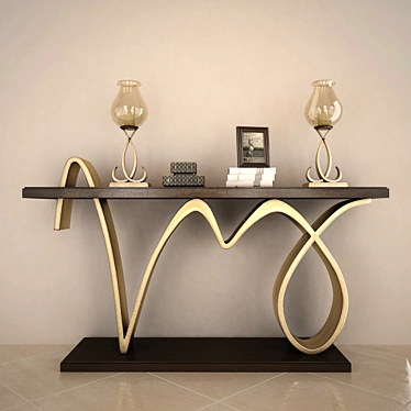 Bolero Console: Elegant and Chic 3D model image 1 