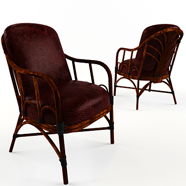 ErgoFlex Lounge Chair 3D model image 1 
