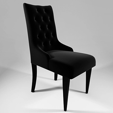 Elegant Accent Chair: 3D Model 3D model image 1 