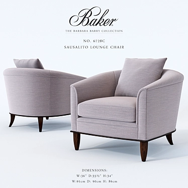 Baker_Sausalito Lounge Chair_No 6728C