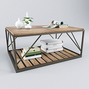 Elegant Decor Coffee Table 3D model image 1 