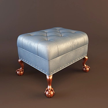 Timeless Elegance Upholstered Bench 3D model image 1 