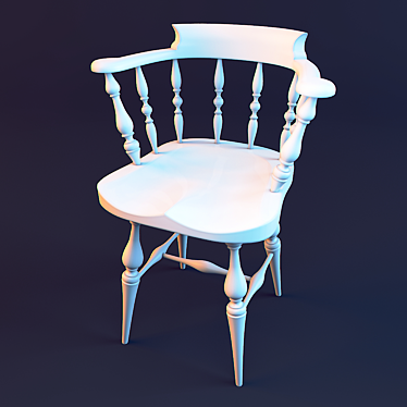 Classic Windsor Chair 3D model image 1 