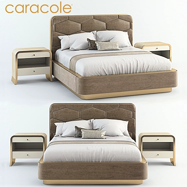CARACOLE Dreams Come True Bedroom Set 3D model image 1 