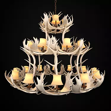 Deer Horn Chandelier