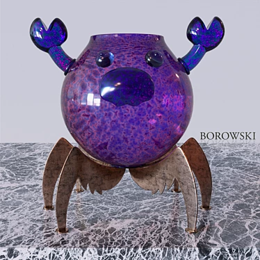 Title: Borowski Studio's Crab Sculpture 3D model image 1 