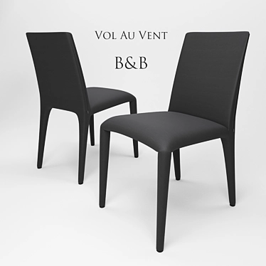 B&B Italia Mario Bellini Vol Au Vent Chair 3D model image 1 