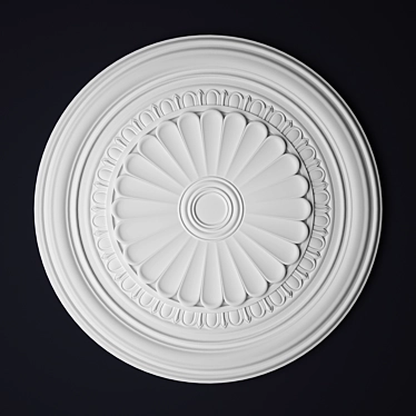 Ceiling Rose Outlet, 470mm Diameter 3D model image 1 