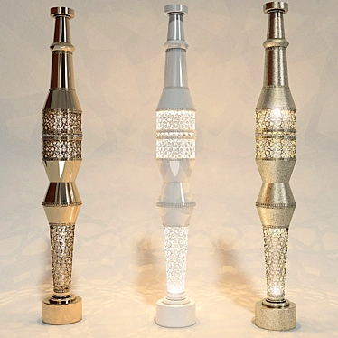 Arabian Inspired Decorative Support 3D model image 1 