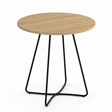 Sleek Alutec Trebol Table 3D model image 1 