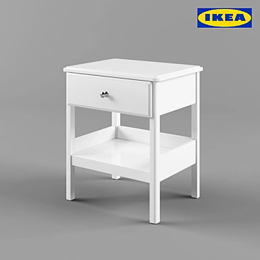 Sleek Tissedal Bedside Table 3D model image 1 