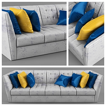 Comfort Plus Sofa 3D model image 1 