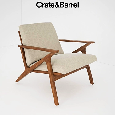 Elegant Cavett Chair: Craftsmanship Redefined 3D model image 1 