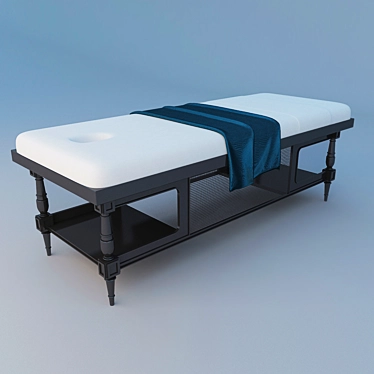 Relax and Rejuvenate: Massage Bed 3D model image 1 