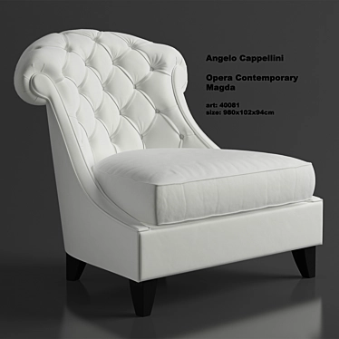 Armchairs leather Angelo Cappellini / Magda