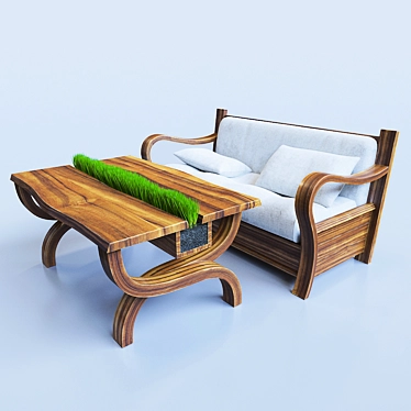 Eco Style Lawn Table 3D model image 1 
