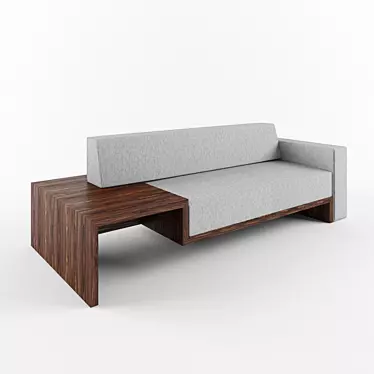 CozyFirm Sofa 3D model image 1 