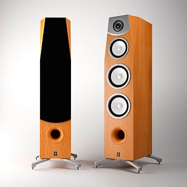 Yamaha Soavo-1 Speakers: Unrivaled Acoustics 3D model image 1 