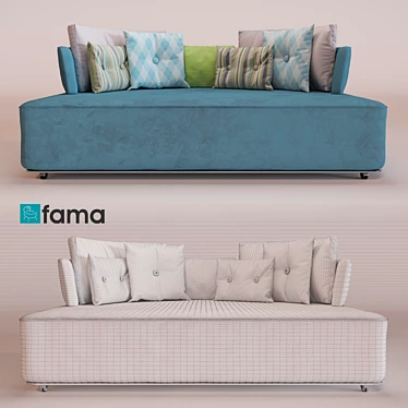 Modern Stylish Sofa: MyCube 3D model image 1 