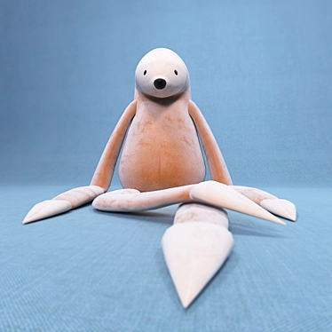 Lazy Sloth Plush Toy 3D model image 1 