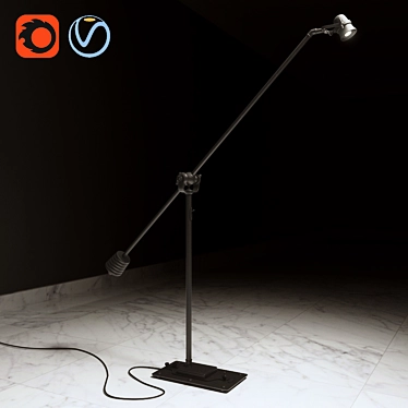 Modern Floor Lamp Robers SL110 3D model image 1 