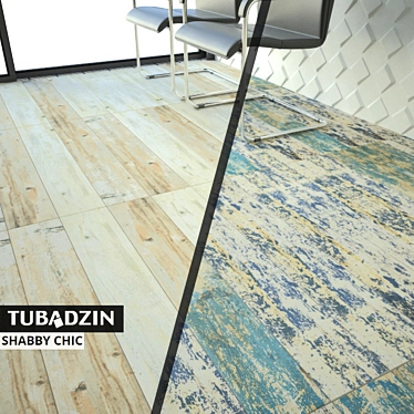 Tubadzin Shabby Chic Ceramic Tiles 3D model image 1 