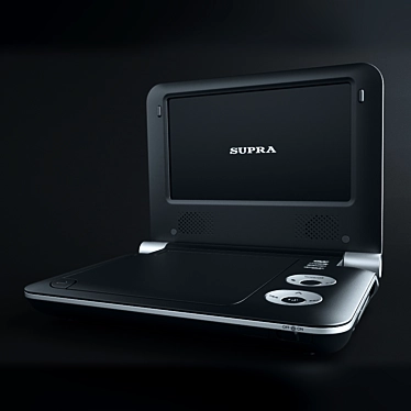 Supra DVD Player: Portable Entertainment 3D model image 1 