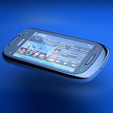 Nokia C7: Stylish and Powerful 3D model image 1 