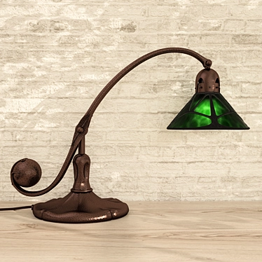 Wrought iron table lamp