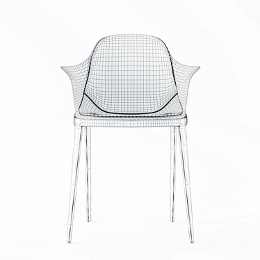 Sleek Elle Chair: Elegant Design 3D model image 1 