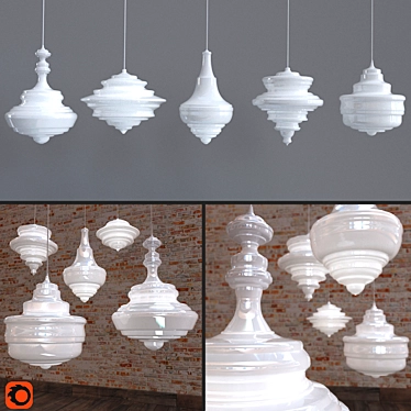 Title: Glorious Chandelier Collection 3D model image 1 