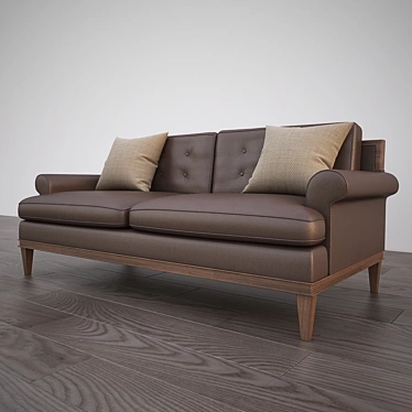 Timeless Elegance: Stylish Sofa 3D model image 1 