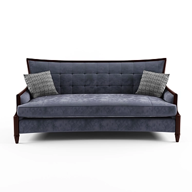 Elegant Neoclassical Sofa: 2000*980*980 3D model image 1 